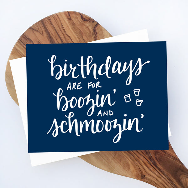 Boozin' Birthday Card