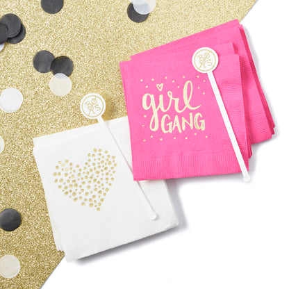 Dotted Heart Napkins