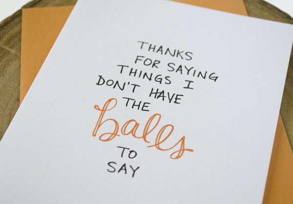 Balls Greeting Card