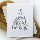 Let Your Heart Be Light Holiday Card