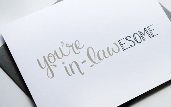 You're In-lawESOME Card