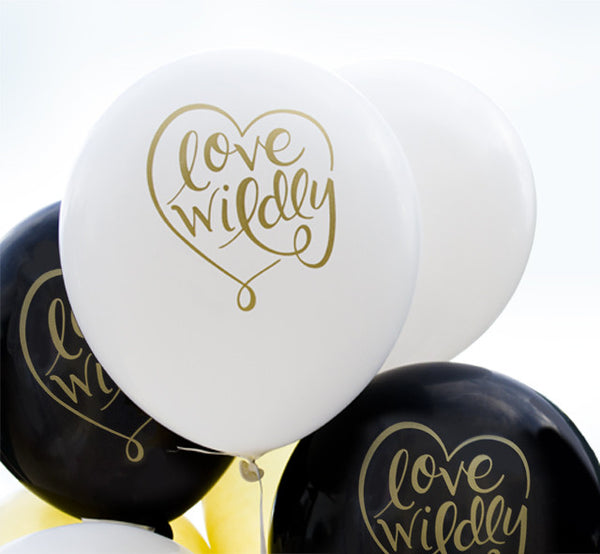 Love Wildly Balloon (white, two-pack)