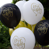 Love Wildly Balloon (black, two-pack)