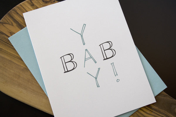 Yay Baby Greeting Card