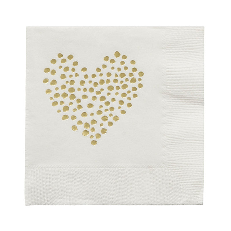 Dotted Heart Napkins
