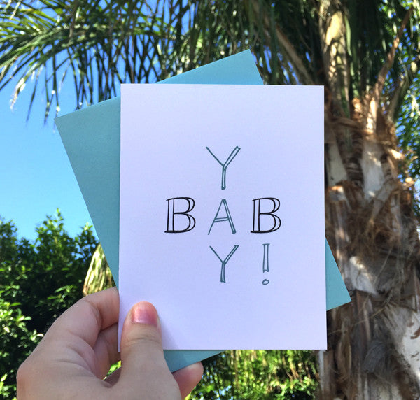 Yay Baby Greeting Card