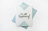 It's All Happening Greeting Card