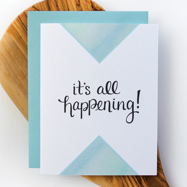 It's All Happening Greeting Card