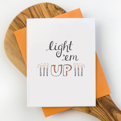 Light 'Em Up Birthday Card