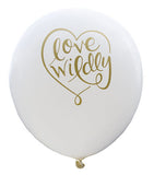 Love Wildly Balloon (white, two-pack)