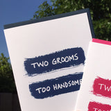 Two Grooms Wedding Card