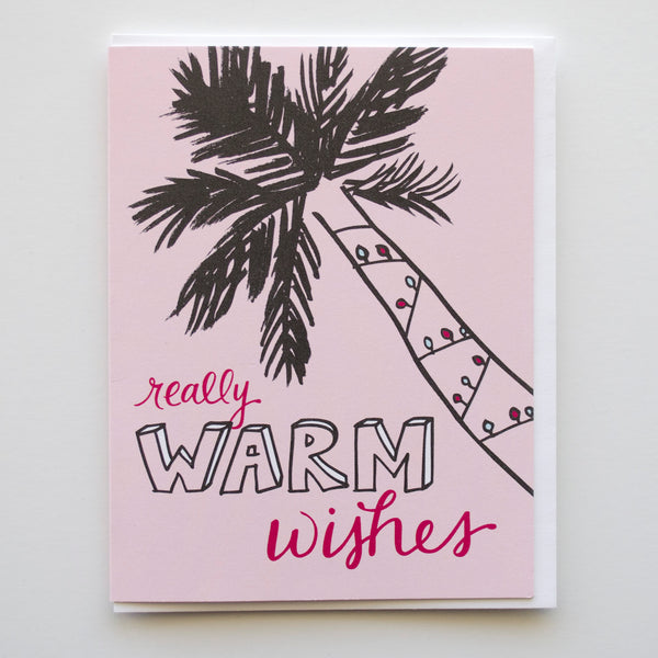 Really Warm Wishes Holiday Card