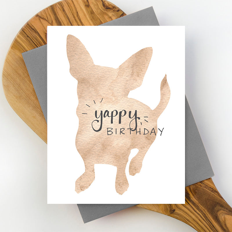 Yappy Birthday Greeting Card